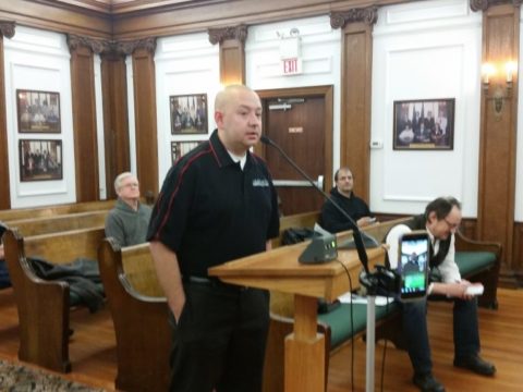 Hugh Giordano attending an OCNJ City Council meeting