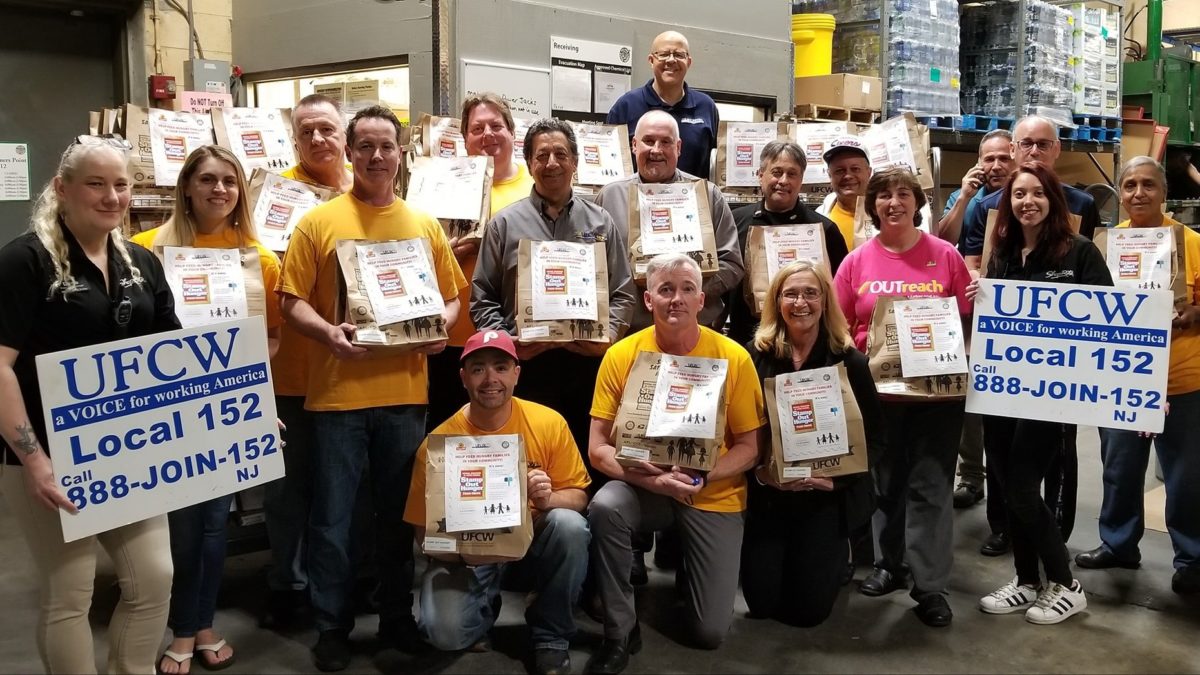 UFCW Local 152 staff participating in Stamp Out Hunger