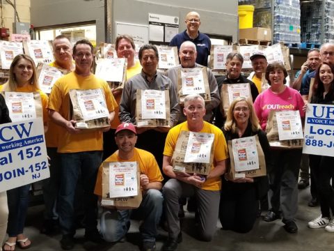 UFCW Local 152 staff participating in Stamp Out Hunger