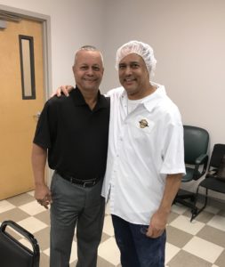 Jose Echevarria and a member of TQ Baking