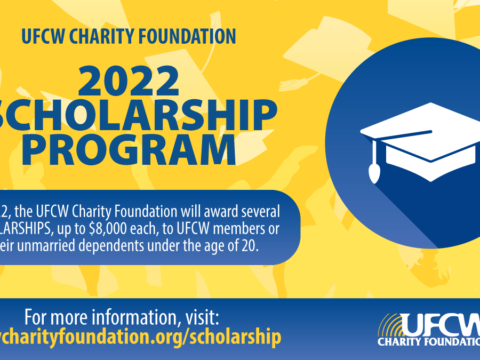 UFCW Scholarship Program is now accepting applications for 2022!
