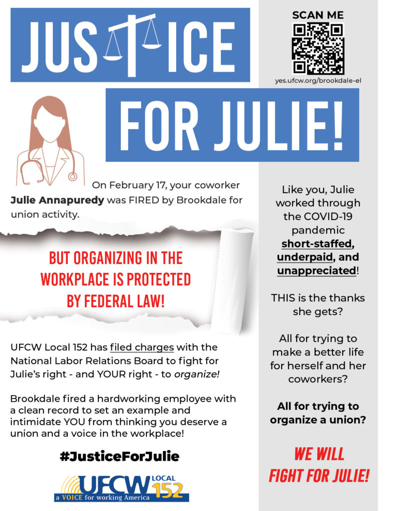 #JusticeForJulie flyer