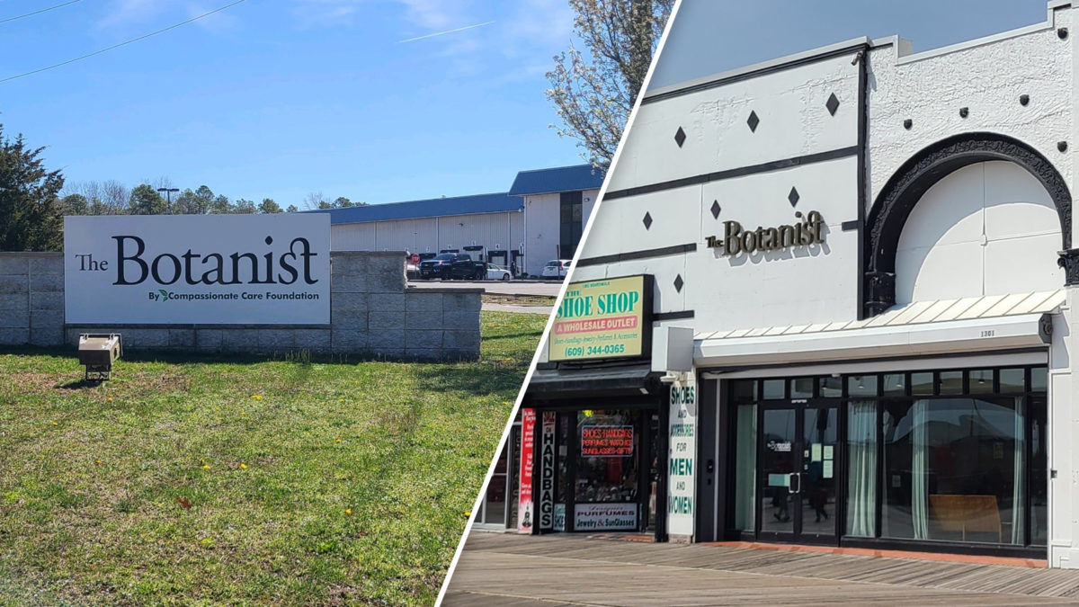 The Botanist storefronts in Atlantic City and Egg Harbor Township, NJ