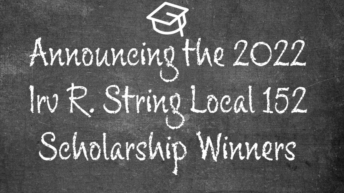 2022 Irv R. String Scholarship Winners