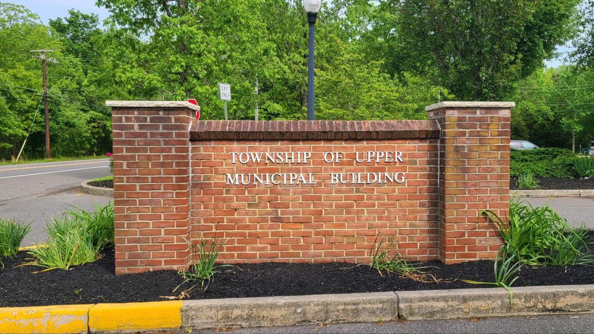 Township of Upper sign