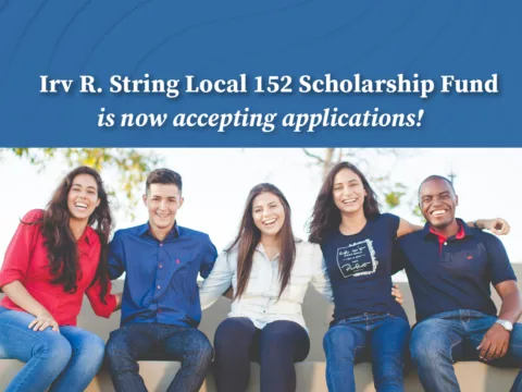 Irv R. String Local 152 Scholarship Posting for 2024