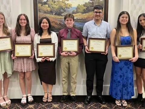 2024 Irv R. String Local 152 Scholarship Winners