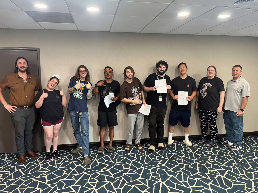 Workers at Columbia Care, a cannabis cultivation facility in Vineland, NJ, ratified their first union contract, capping off a years-long journey of determination and persistence!