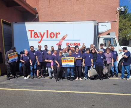 A group of workers from Taylor Provisions, 2025.